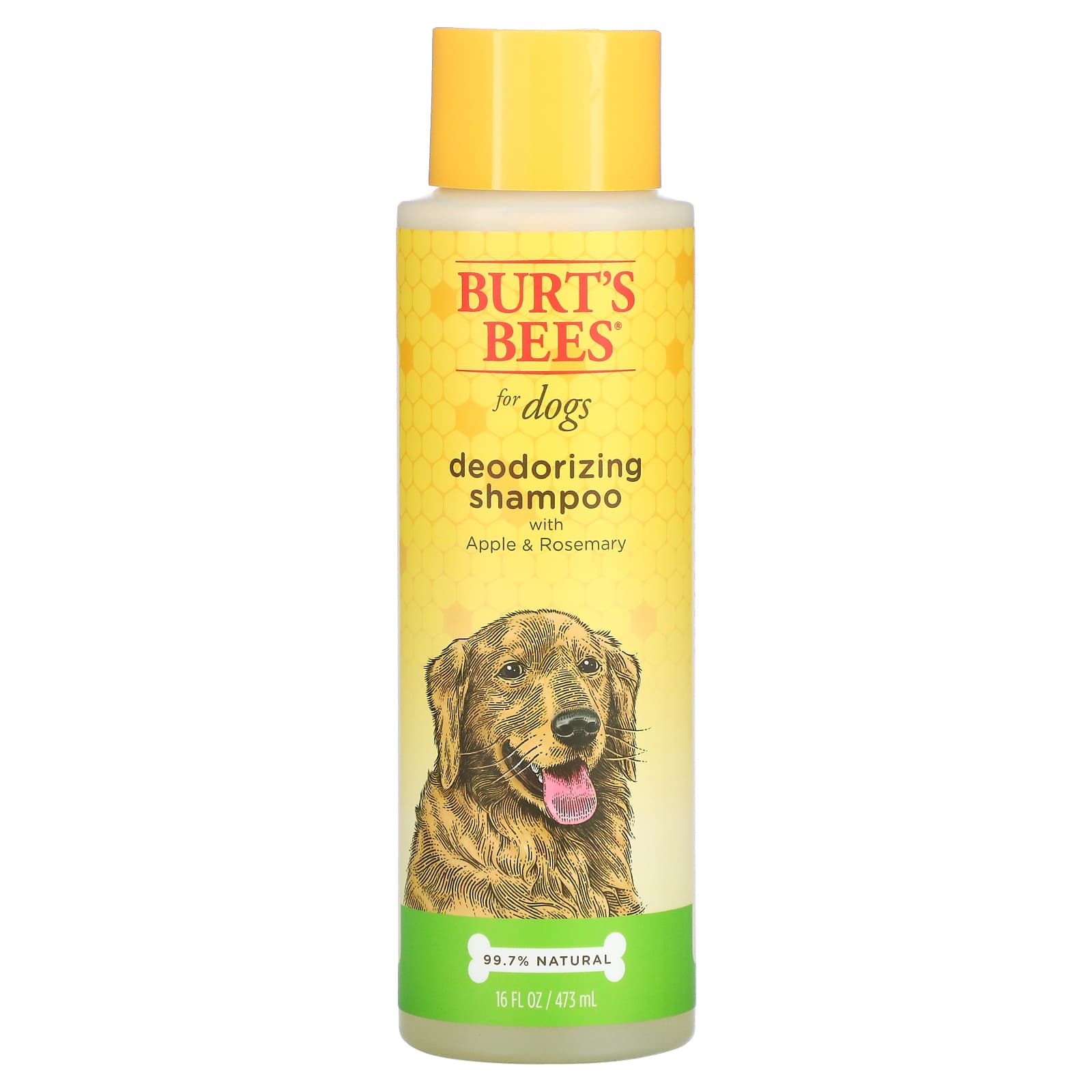 Burt's Bees-Deodorizing Shampoo for Dogs with Apple & Rosemary-16 fl oz (473 ml)