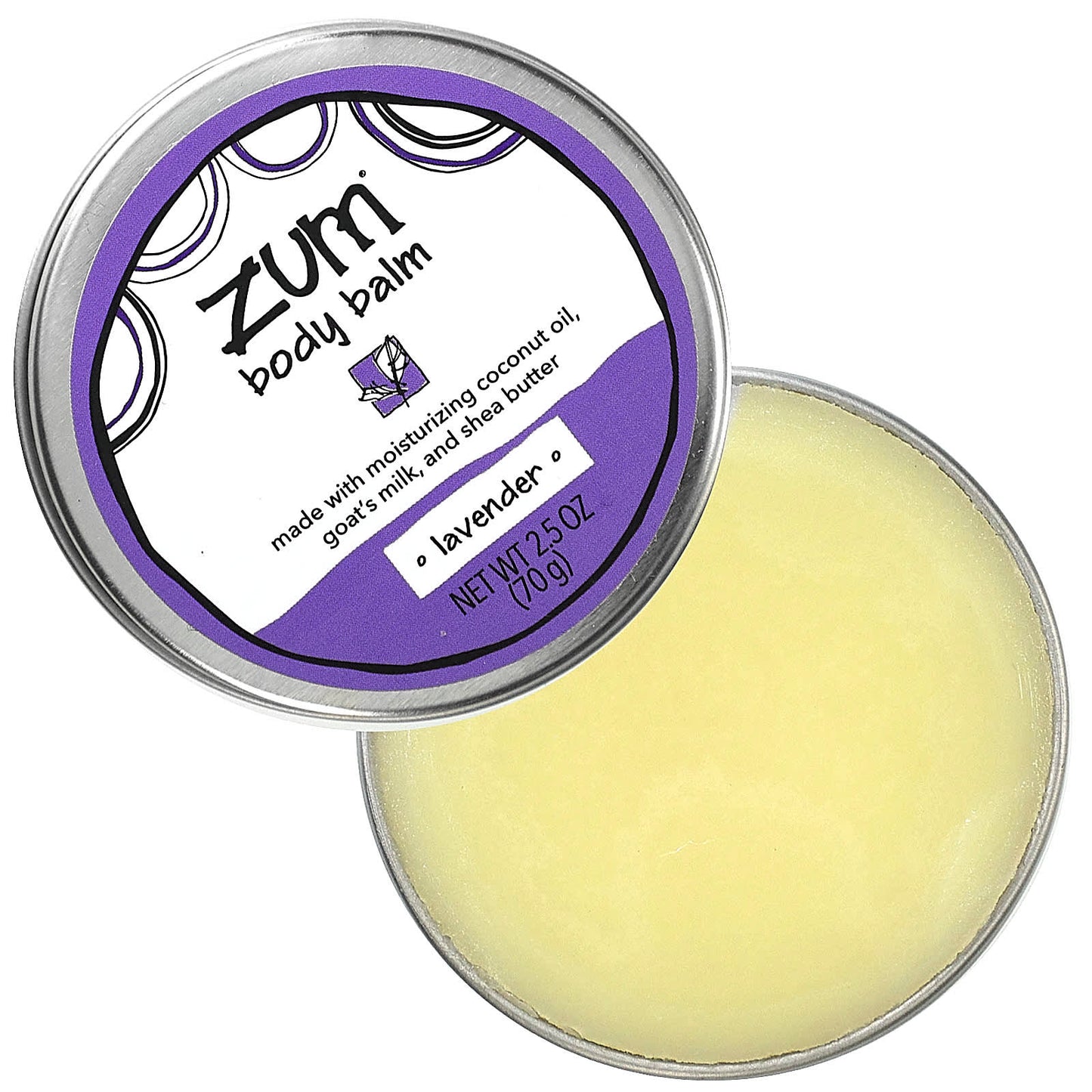 ZUM, Zum Body Balm, Lavender, 2.5 oz (70 g)