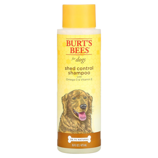 Burt's Bees-Shed Control Shampoo for Dogs with Omega-3 & Vitamin E-16 fl oz (473 ml)