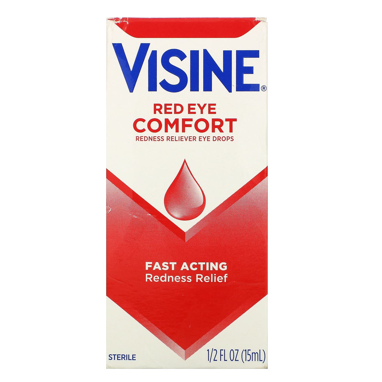 Visine-Red Eye Comfort-Redness Reliever Eye Drops-1/2 fl oz (15 ml)