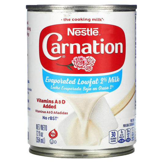 Carnation Milk-Evaporated Lowfat 2% Milk-12 fl oz (354 ml)