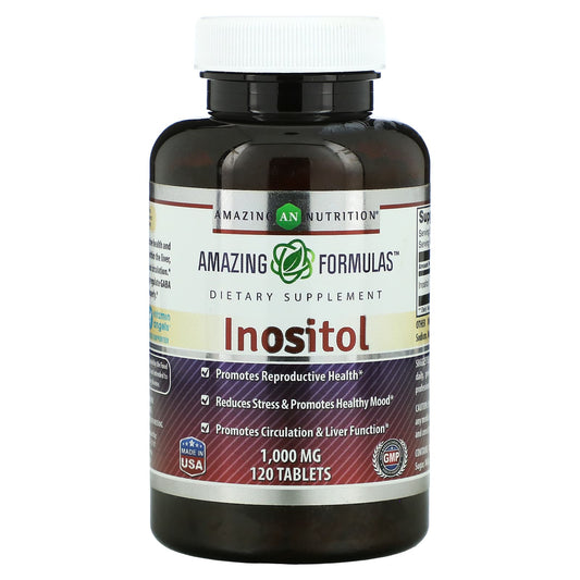 Amazing Nutrition-Inositol-1,000 mg-120 Tablets