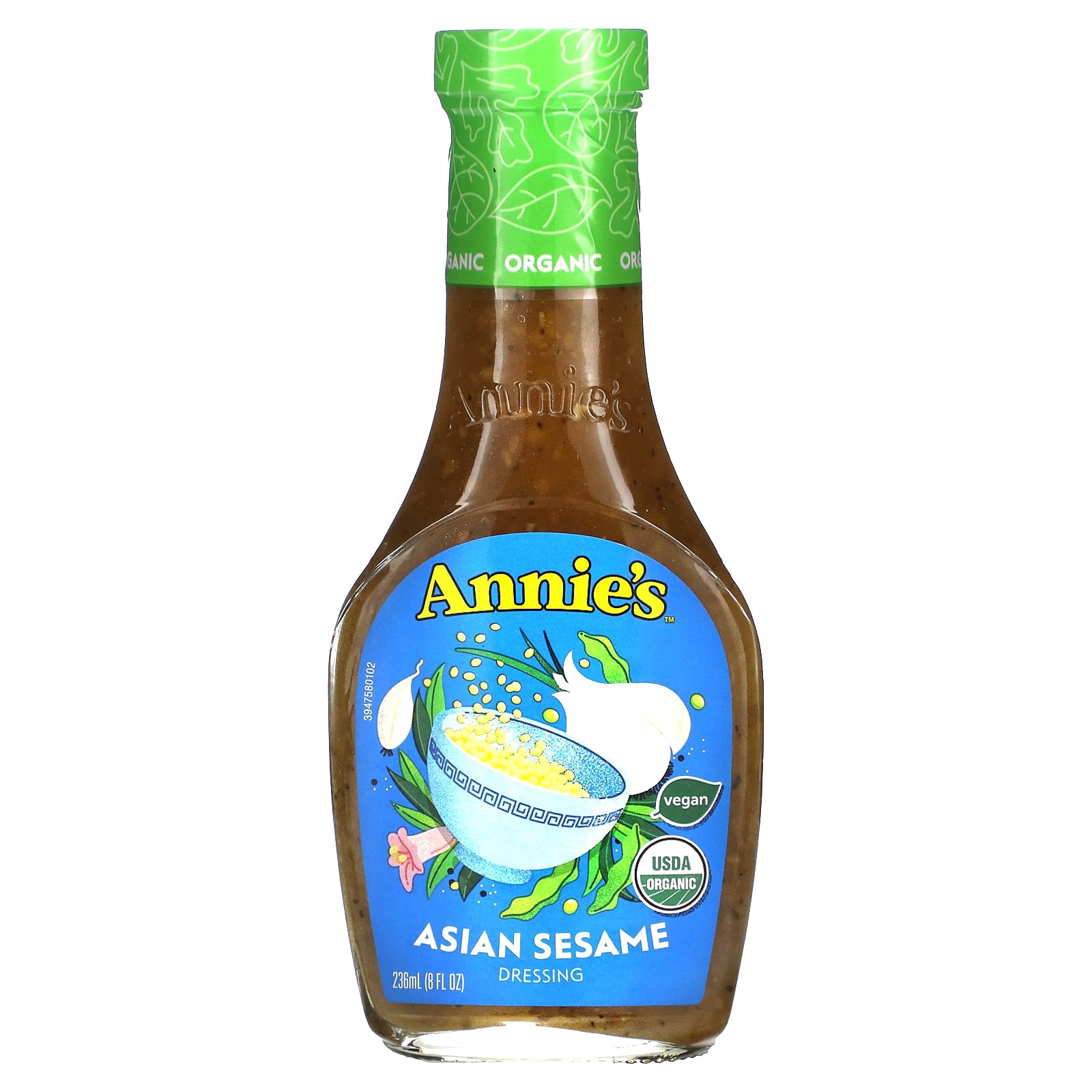 Annie's Homegrown-Organic Asian Sesame Dressing-8 fl oz (236 ml)