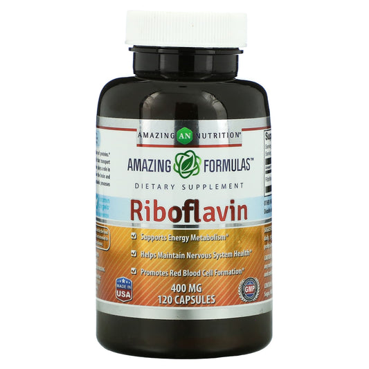 Amazing Nutrition-Riboflavin-400 mg-120 Capsules