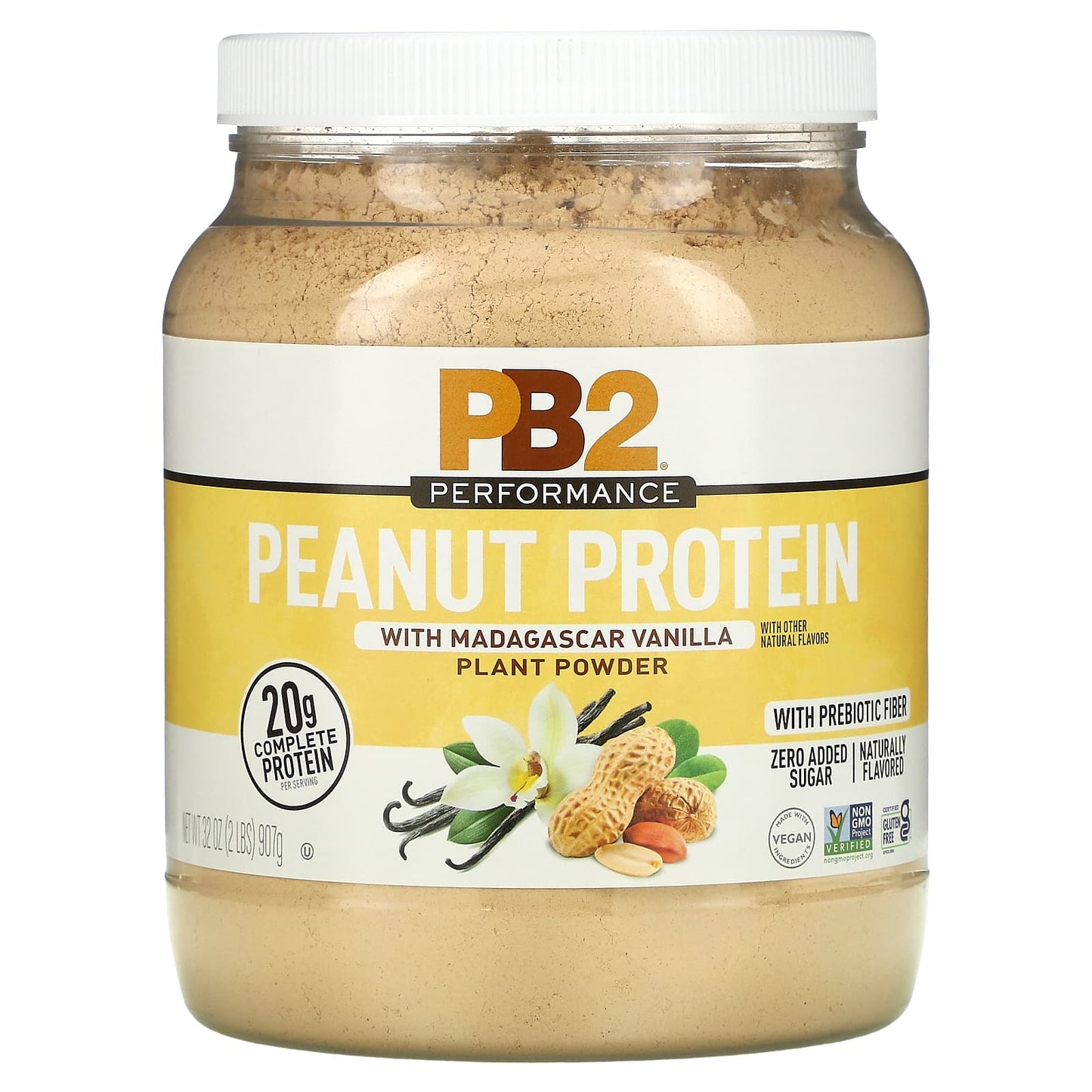 PB2 Foods-Performance-Peanut Protein with Madagascar Vanilla-2 lbs (907 g)