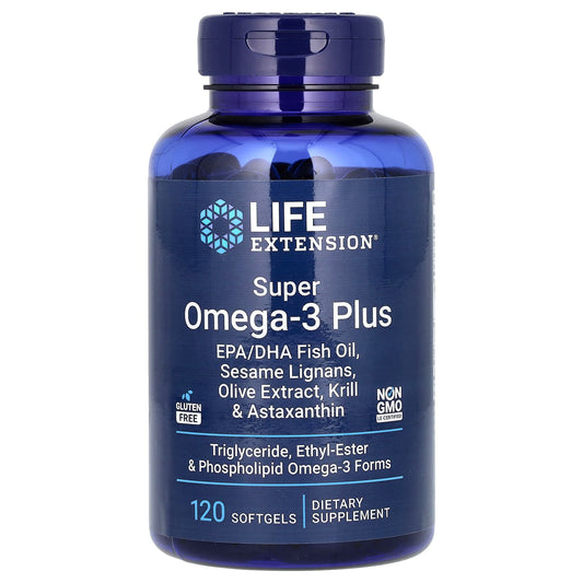 Life Extension-Super Omega-3 Plus-120 Softgels