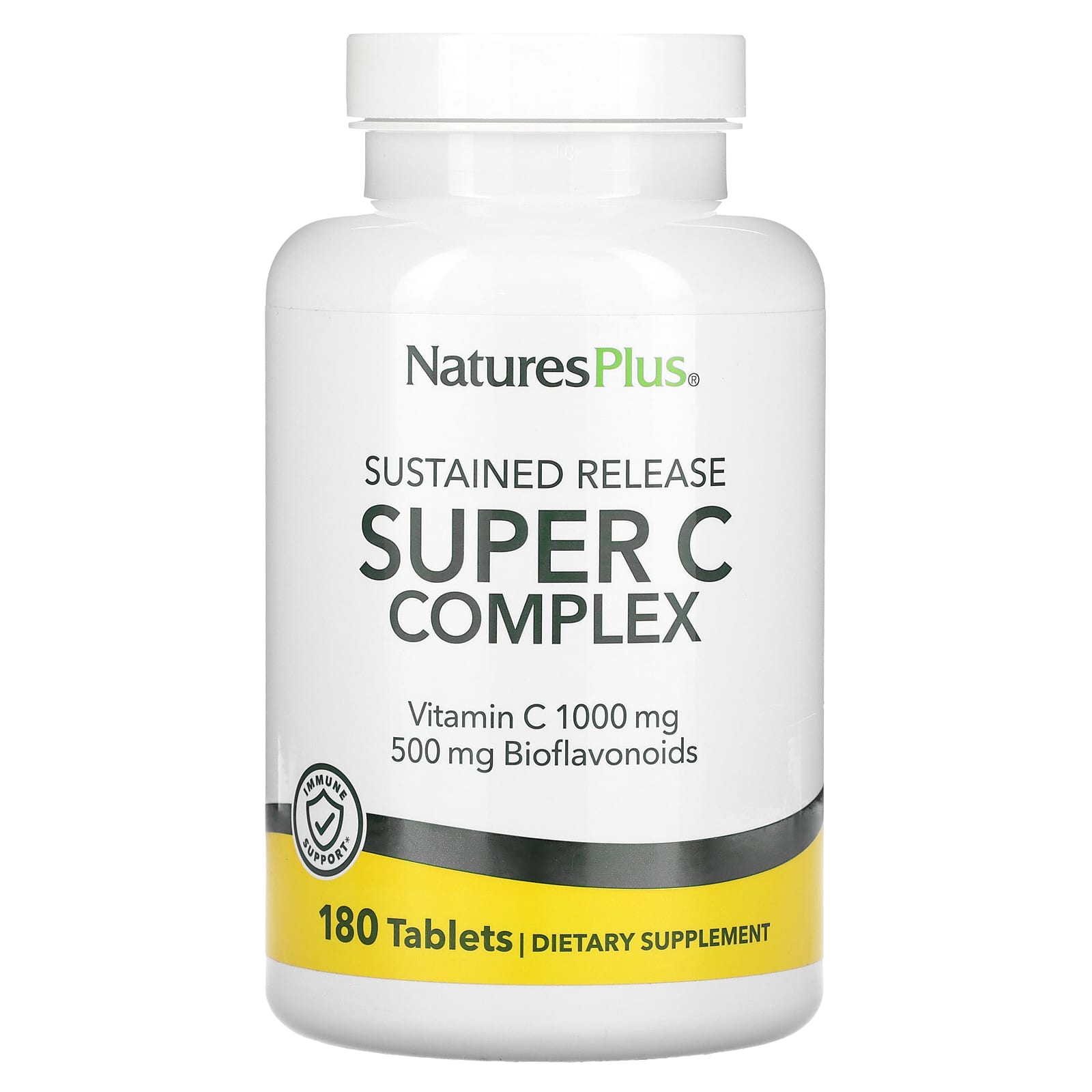 NaturesPlus-Sustained Release Super C Complex-180 Tablets