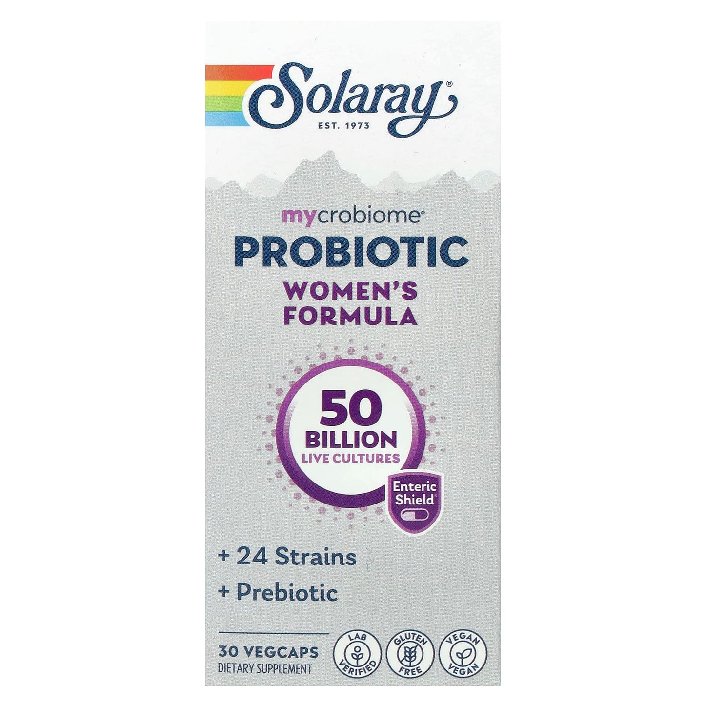 Solaray-Mycrobiome-Probiotic-Women's Formula-50 Billion-30 VegCaps