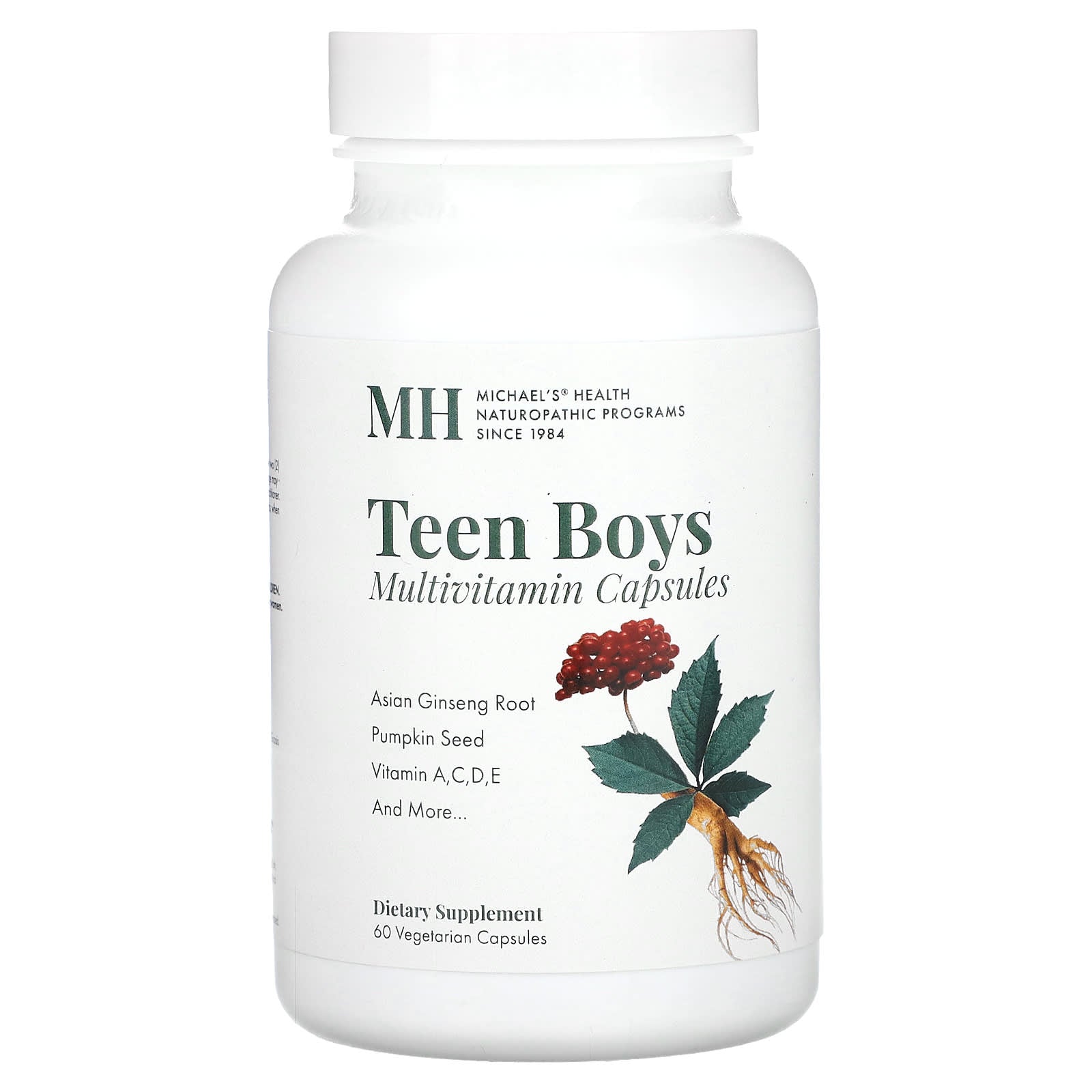 Michael's Naturopathic-Teen Boys-Multivitamin -60 Vegetarian Capsules