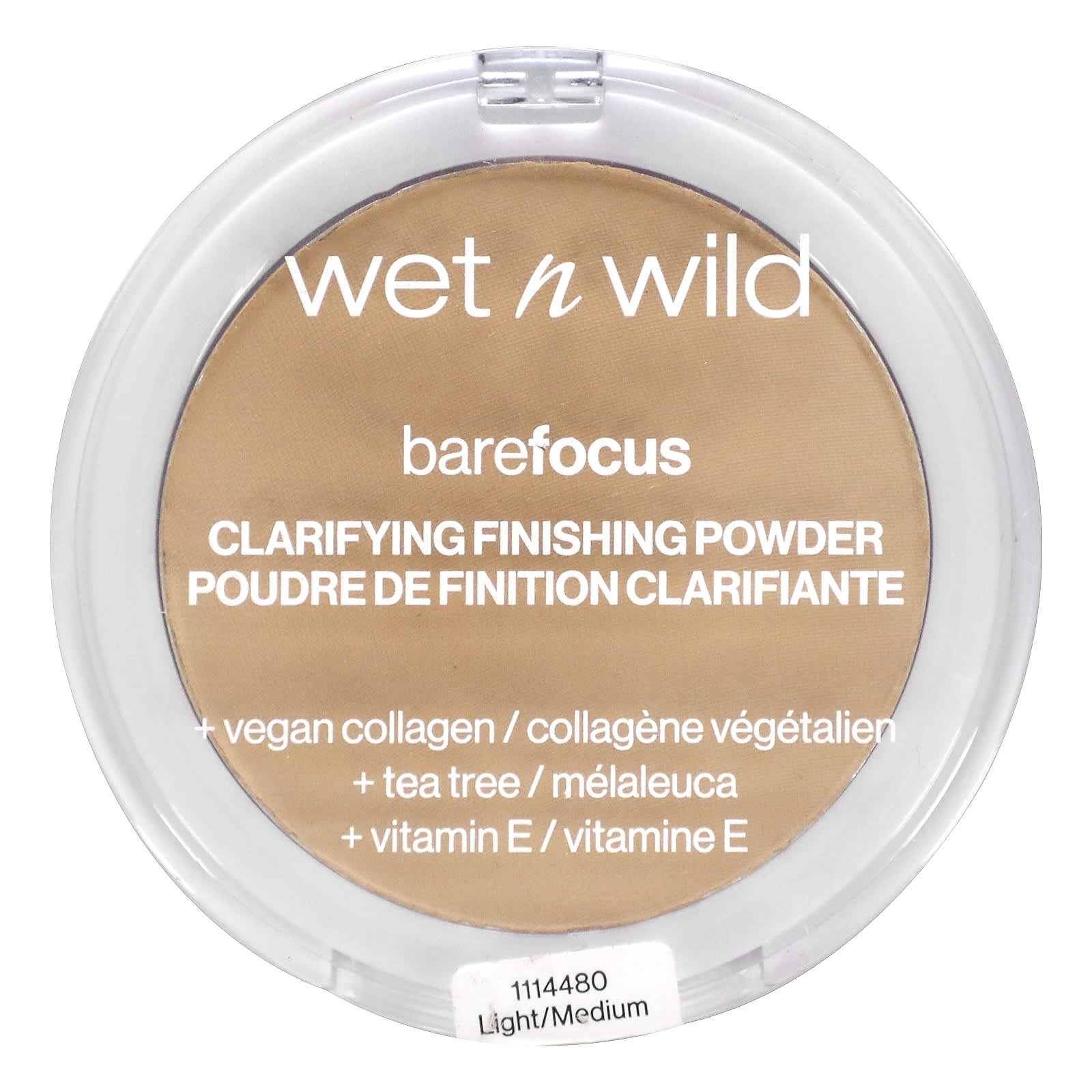 wet n wild-Barefocus-Clarifying Finishing Powder-Light/Medium-0.27 oz (7.8 g)