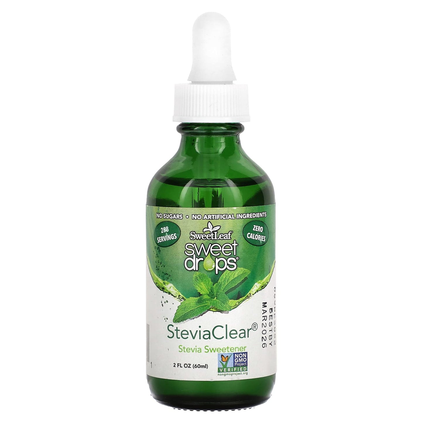 Wisdom Natural-SweetLeaf-Sweet Drops-SteviaClear-2 fl oz (60 ml)