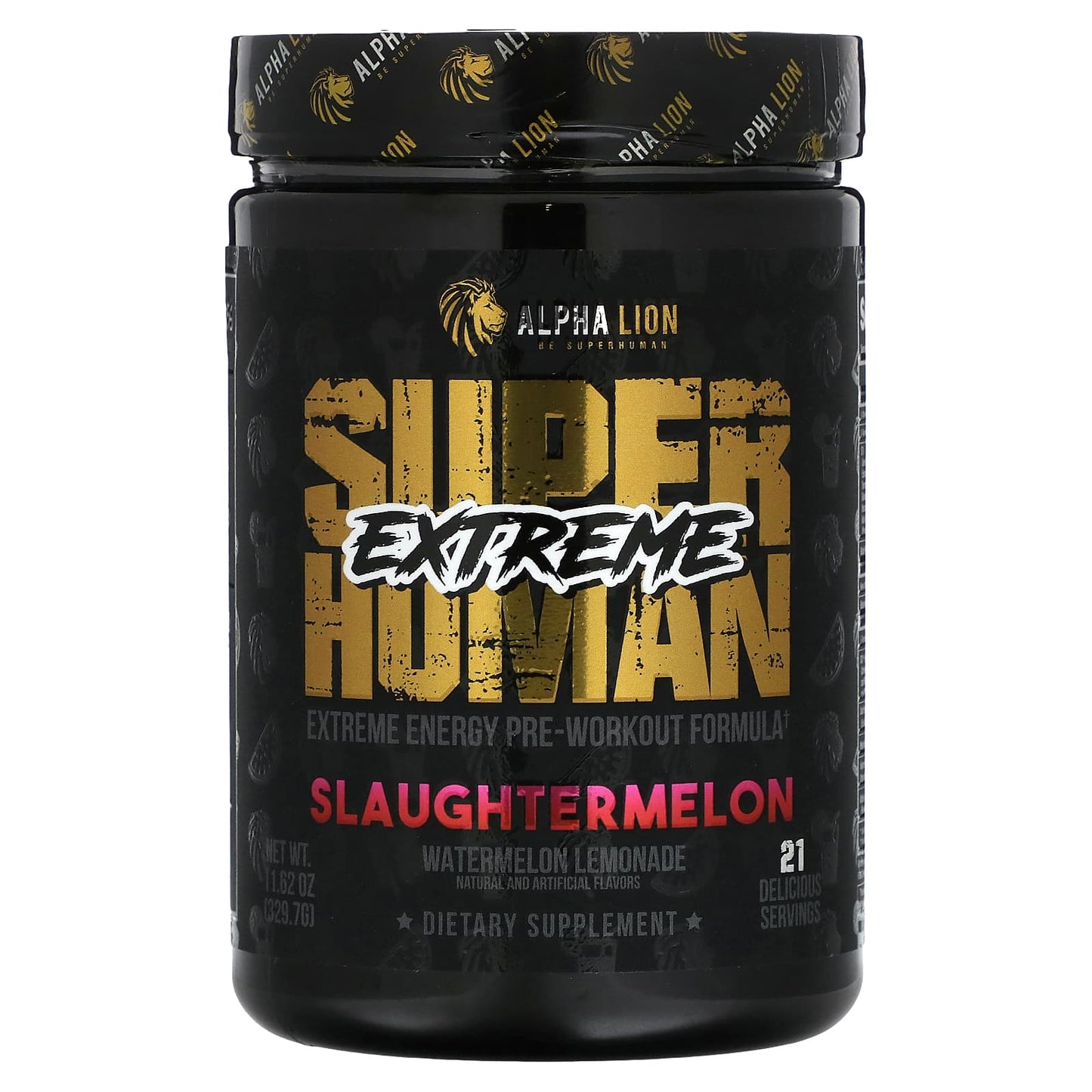 ALPHA LION-SuperHuman Extreme-Slaughtermelon-Watermelon Lemonade-11.62 oz (329.7 g)