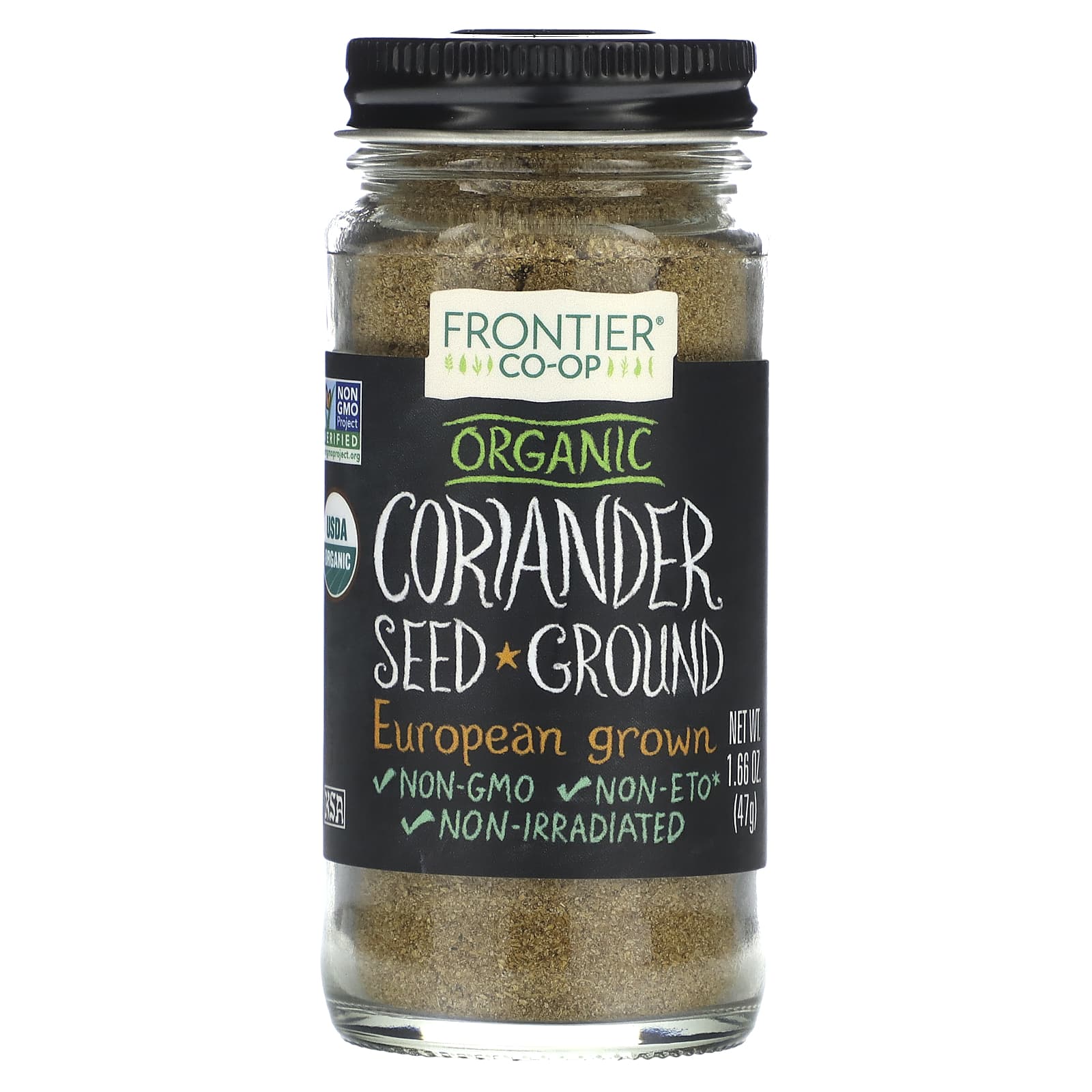 Frontier Co-op-Organic Ground Coriander Seed-1.66 oz (47 g)