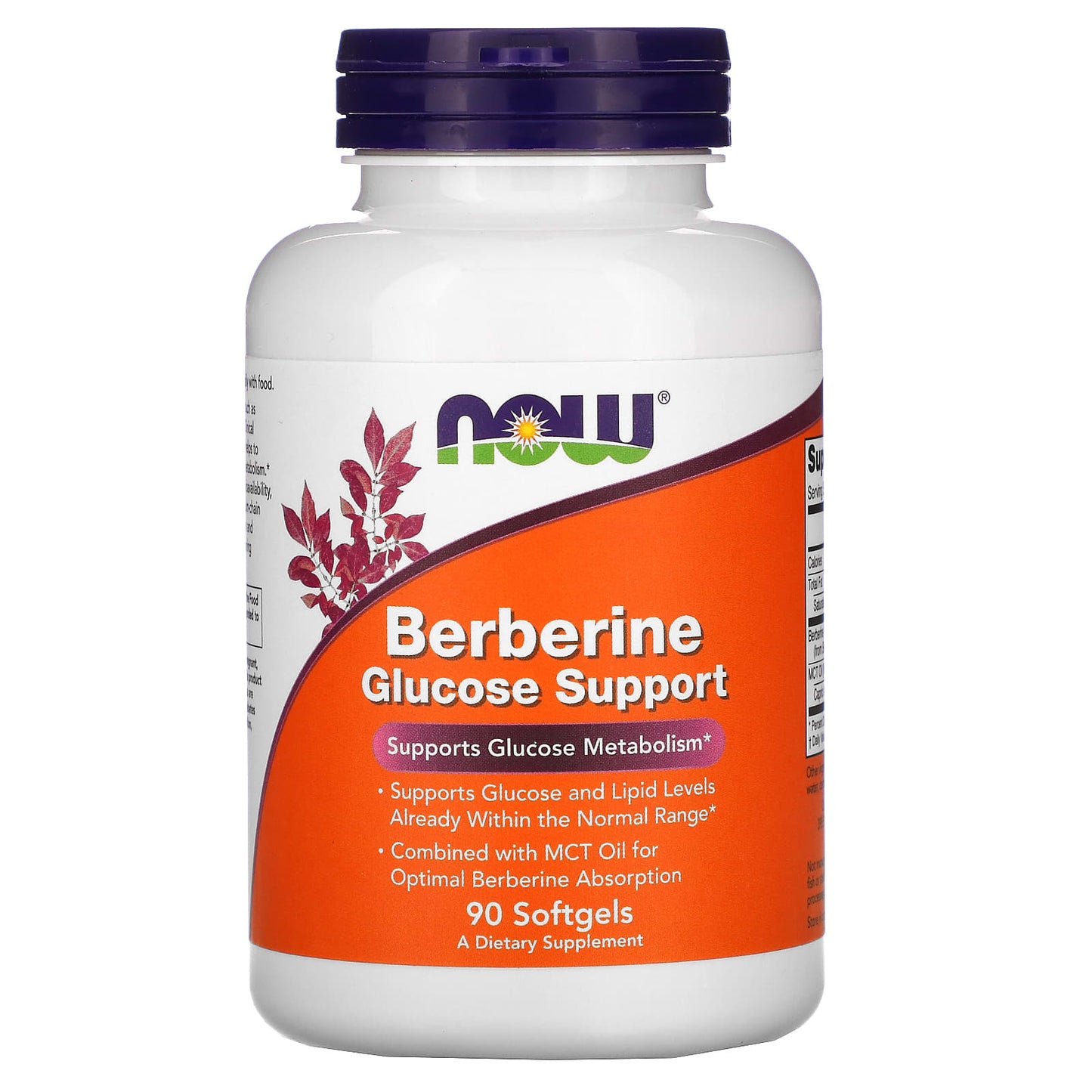 NOW Foods-Berberine Glucose Support-90 Softgels