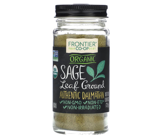 Frontier Co-op-Organic Sage Leaf Ground-0.8 oz (22 g)