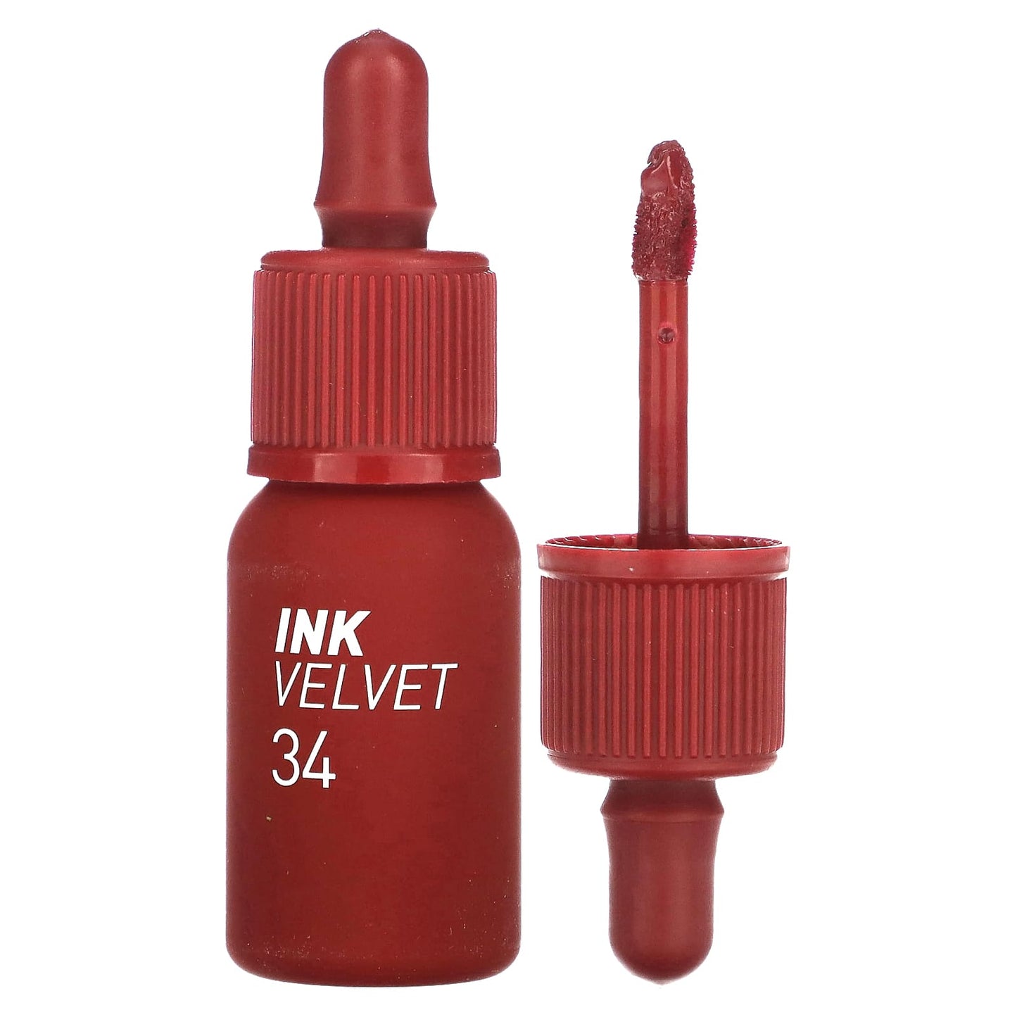 Peripera-Ink Velvet Lip Tint-34 Smoky Red-0.14 oz (4 g)