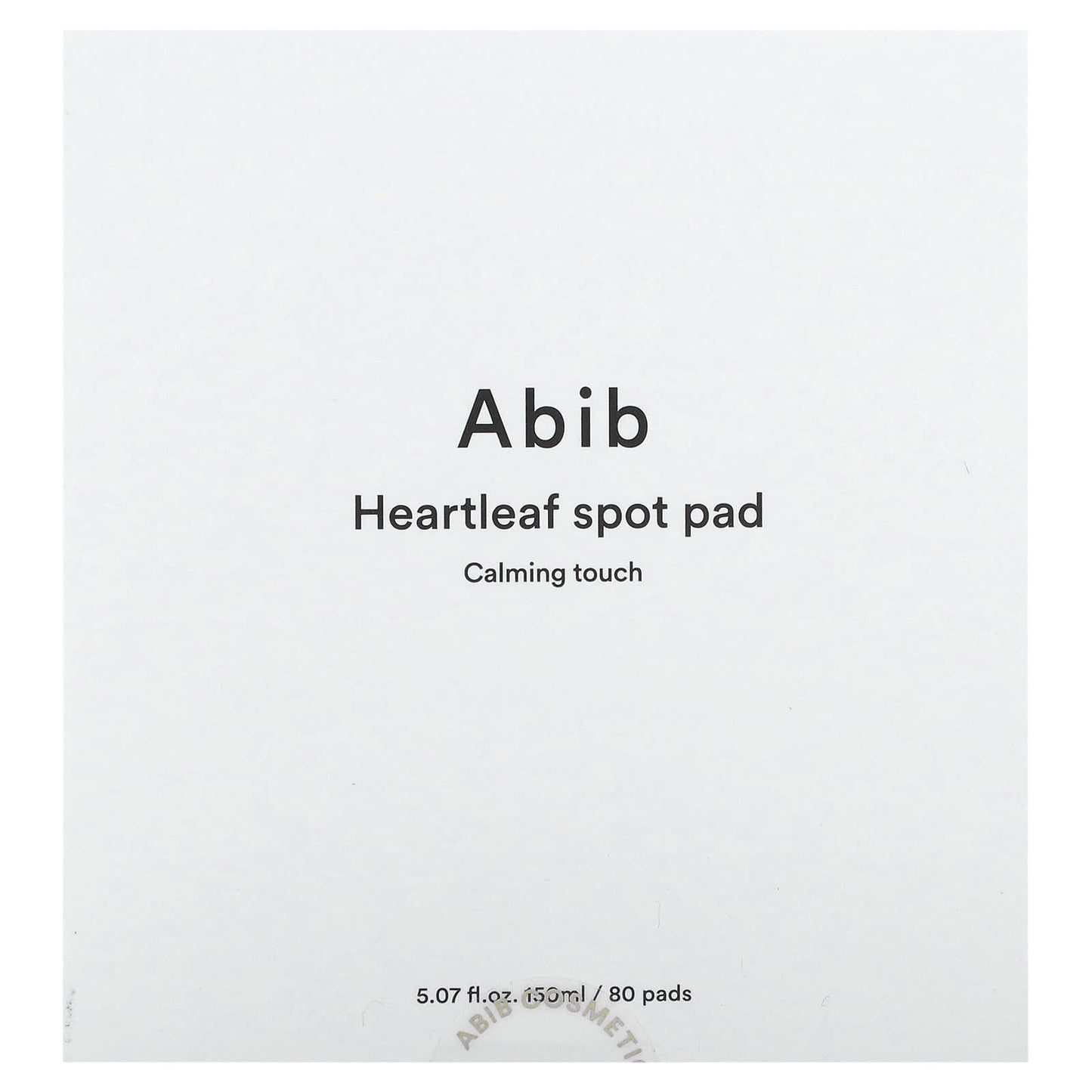 Abib, Heartleaf Spot Pad, 80 Pads, 5.07 fl oz (150 ml)