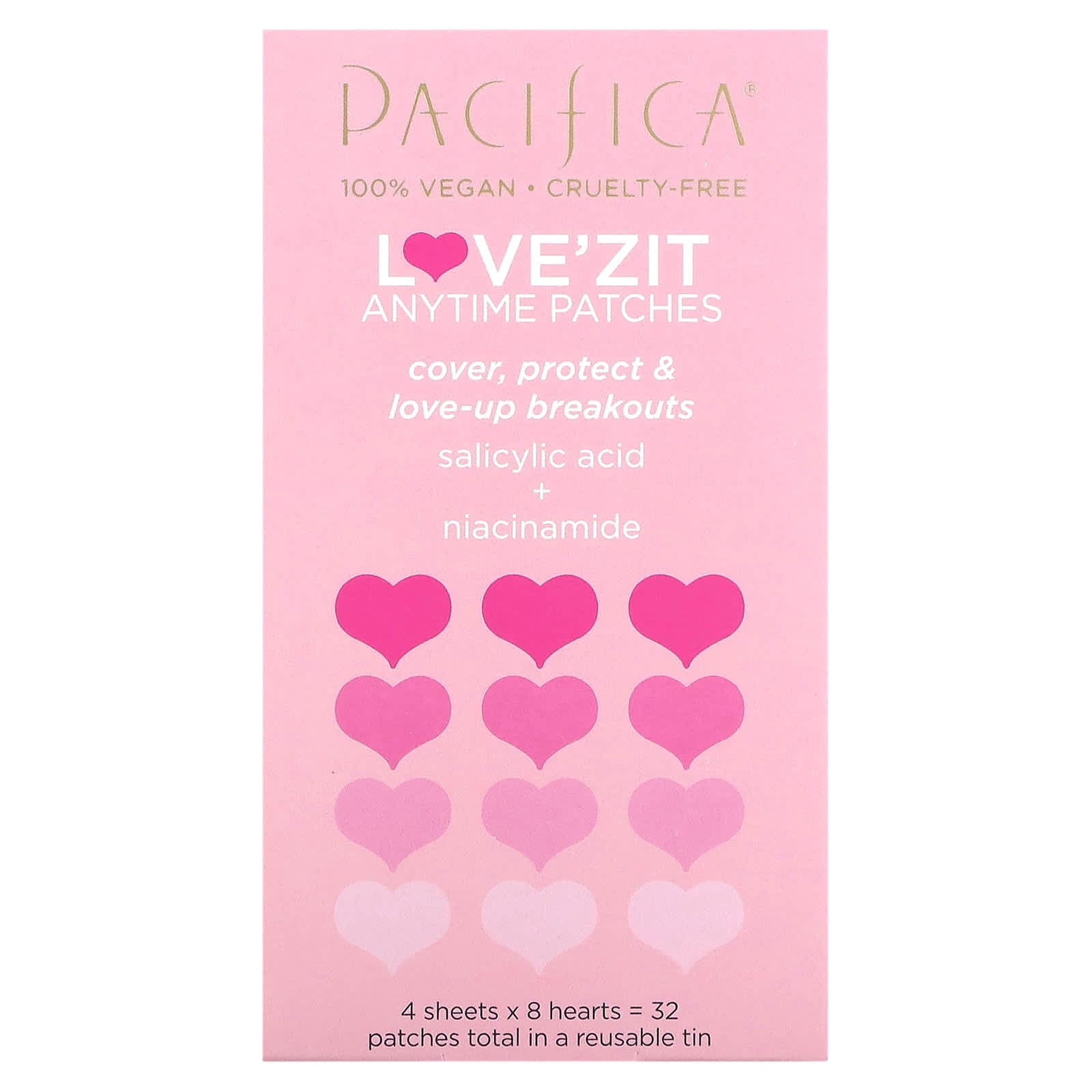 Pacifica-Love'Zit Anytime Patches-32 Patches