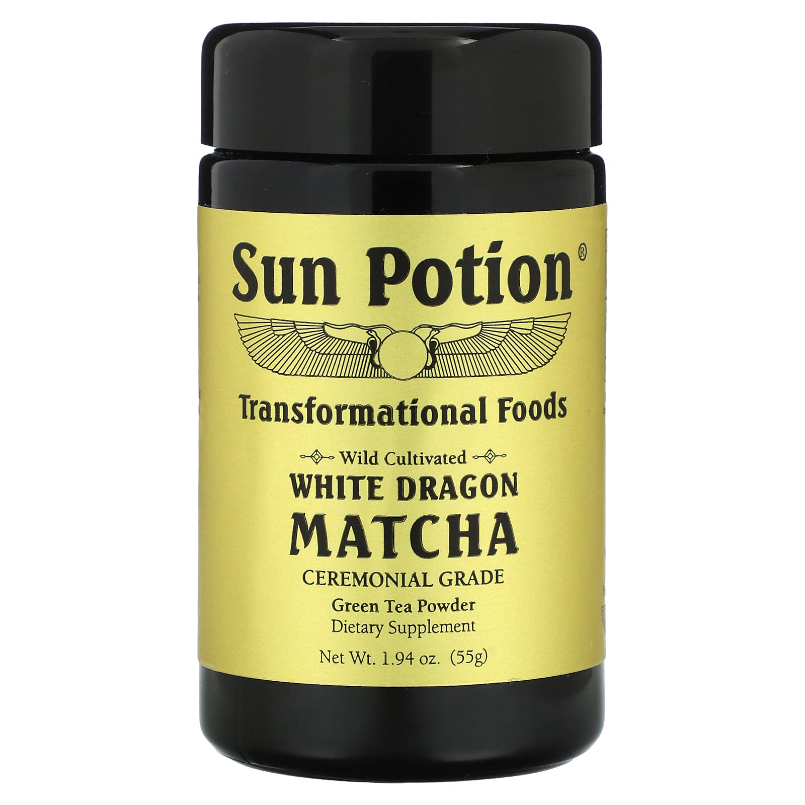 Sun Potion-Wild Cultivated-White Dragon Matcha-Ceremonial Grade-Green Tea Powder-1.94 oz (55 g)