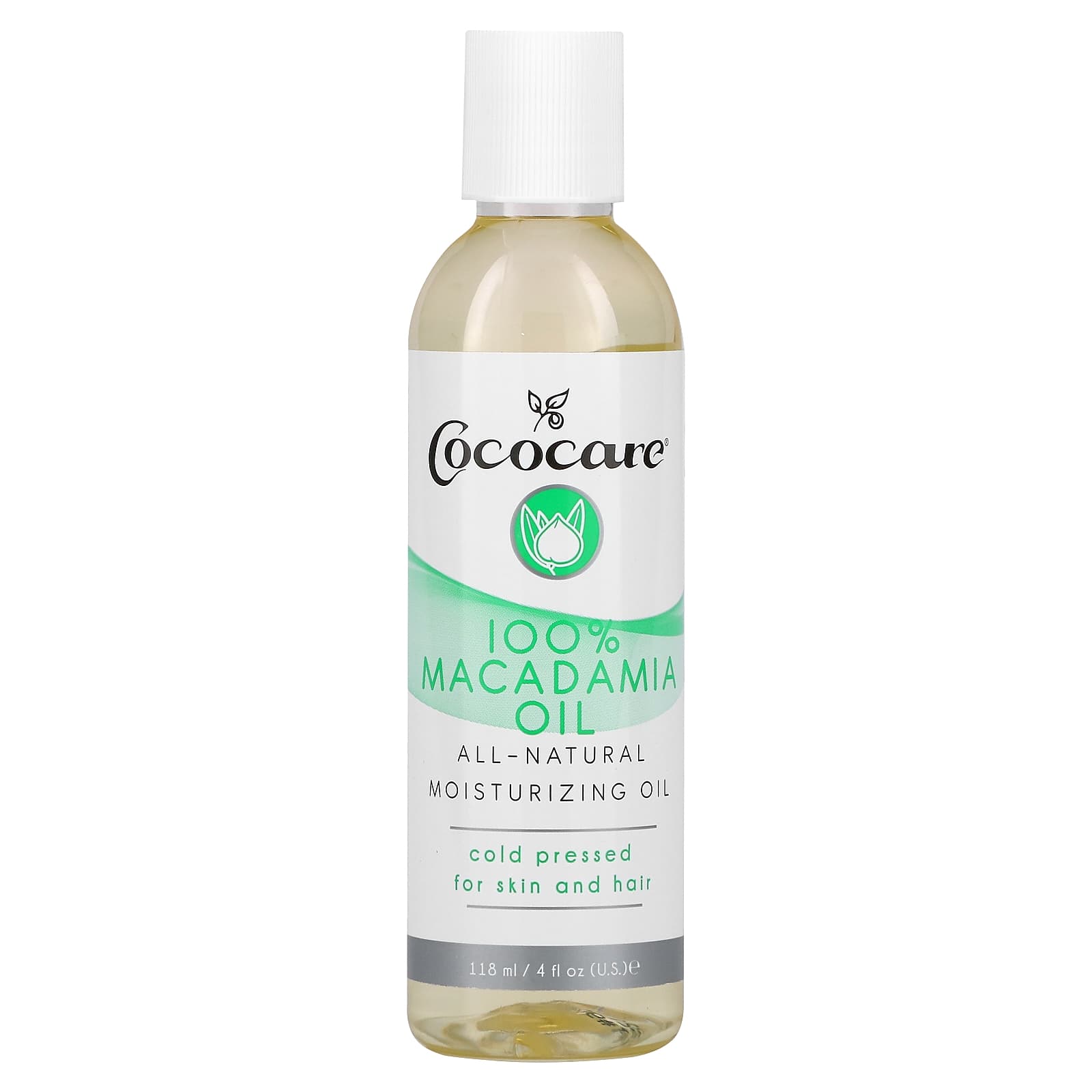 Cococare-100% Macadamia Oil-4 fl oz (118 ml)