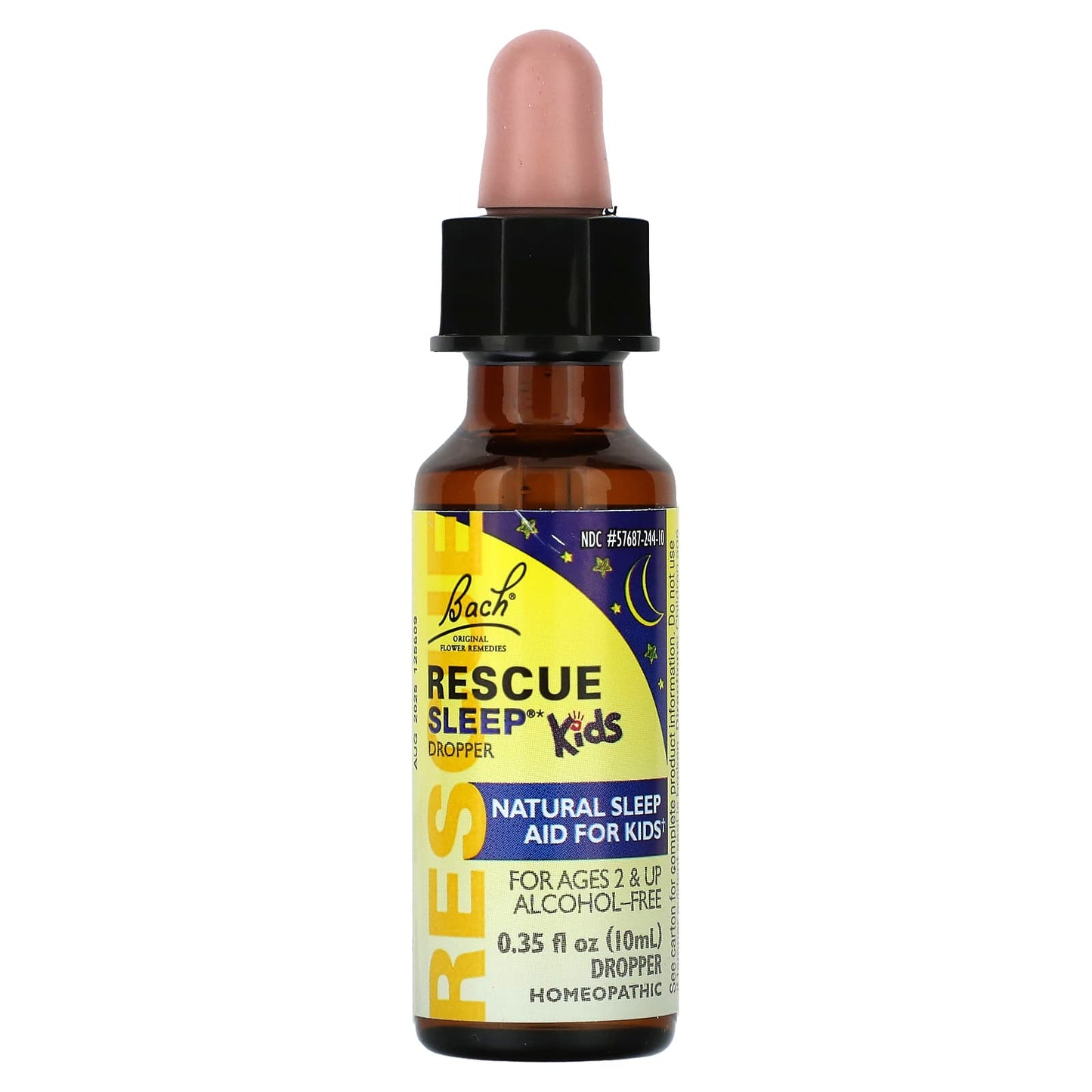 Bach, Kids, Rescue Sleep Dropper, Ages 2 & Up, Alcohol-Free, 0.35 fl oz (10 ml)