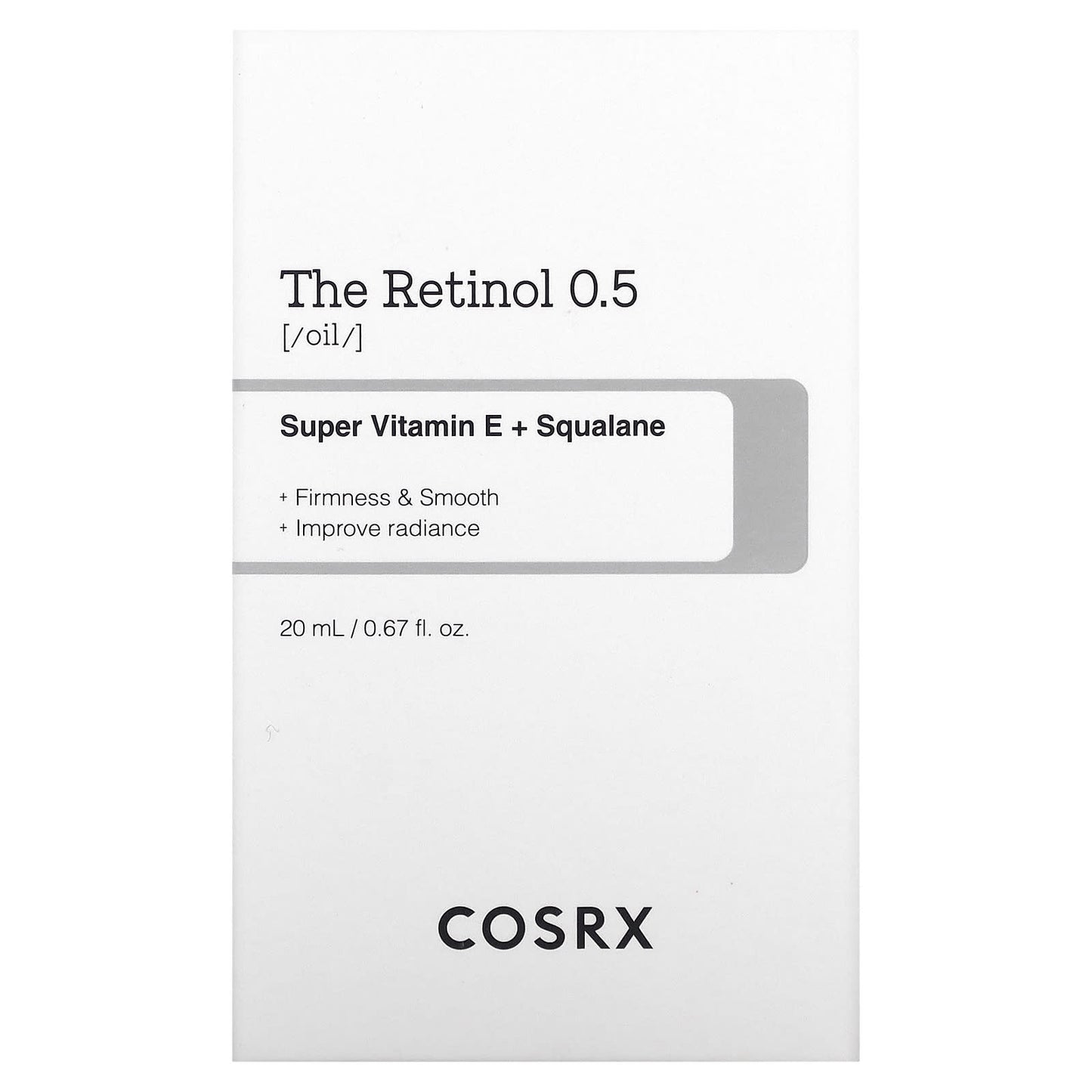 CosRx, The Retinol 0.5 Oil, 0.67 fl oz (20 ml)