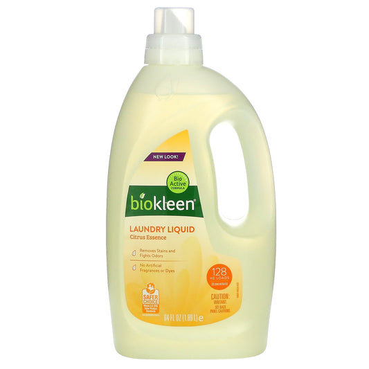 Biokleen-Laundry Liquid-Citrus Essence-64 fl oz (1.89 L)