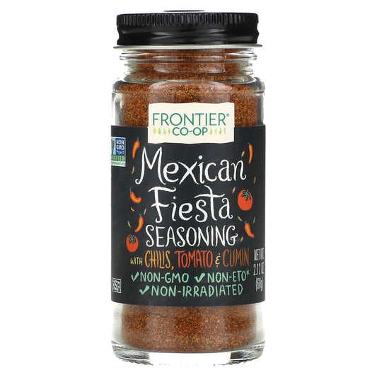 Frontier Co-op-Mexican Fiesta Seasoning-With Chilis-Tomato & Cumin-2.12 oz (60 g)