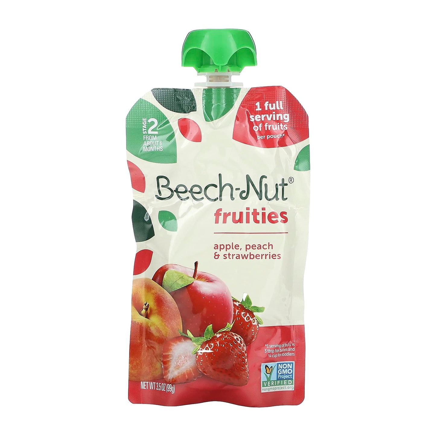 Beech-Nut, Fruities, 6+ Months, Variety Pack, 9 Pouches, 3.5 oz (99 g) Each