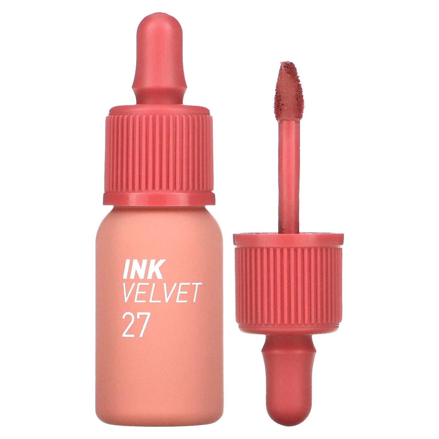 Peripera-Ink Velvet Lip Tint-27 Strawberry Nude-0.14 oz (4 g)