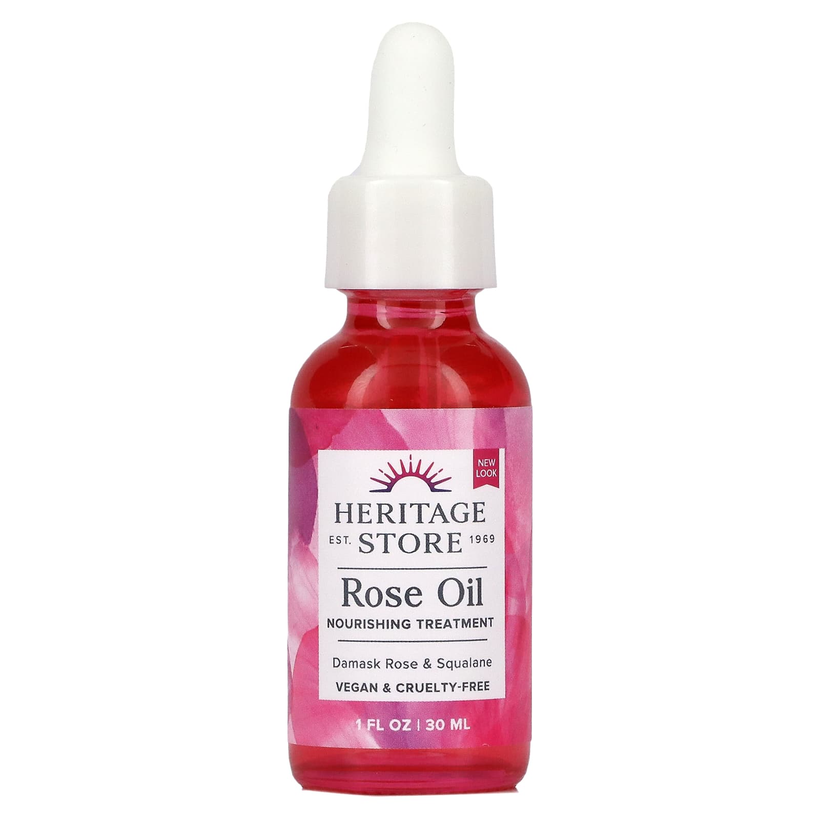 Heritage Store-Rose Oil-1 fl oz (30 ml)