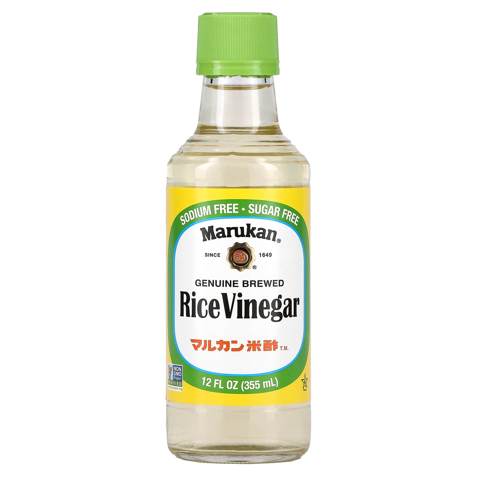 Marukan-Genuine Brewed Rice Vinegar-12 fl oz (355 ml)