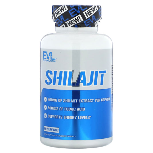 EVLution Nutrition-Shilajit-60 Veggie Capsules