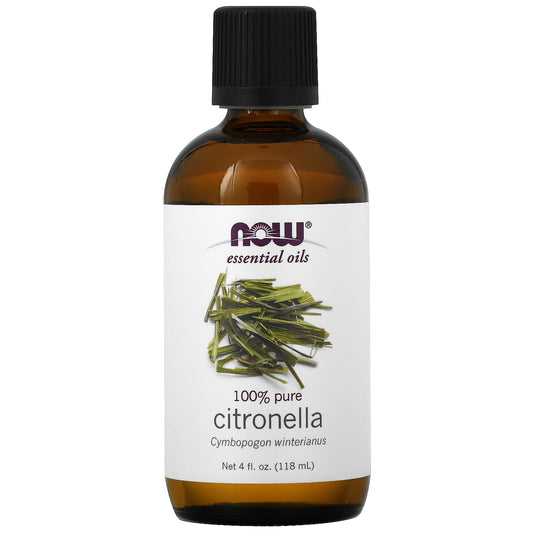 NOW Foods-Essential Oils-Citronella-4 fl oz (118 ml)