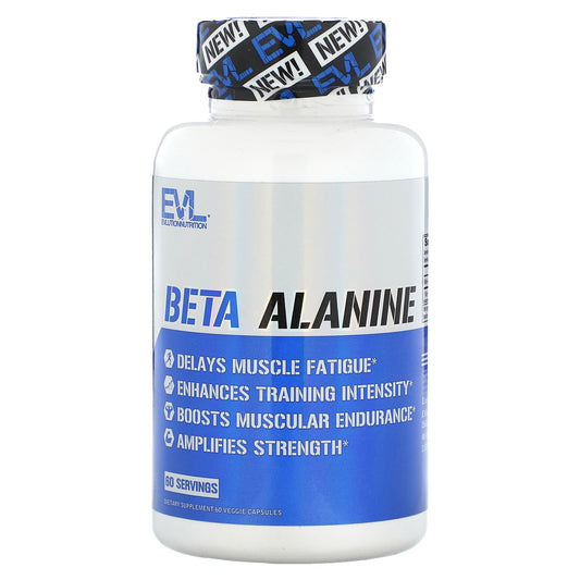 EVLution Nutrition-Beta Alanine-60 Veggie Capsules