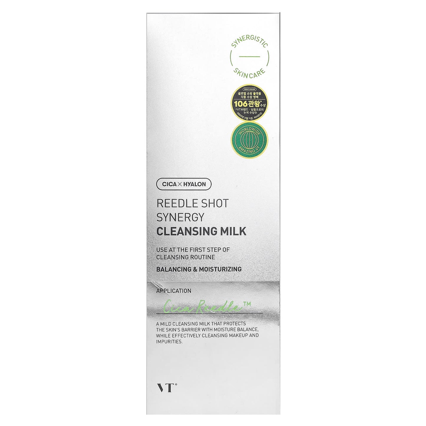 VT Cosmetics, Reedle Shot Synergy, Cleansing Milk, 6.76 fl oz (200 ml)