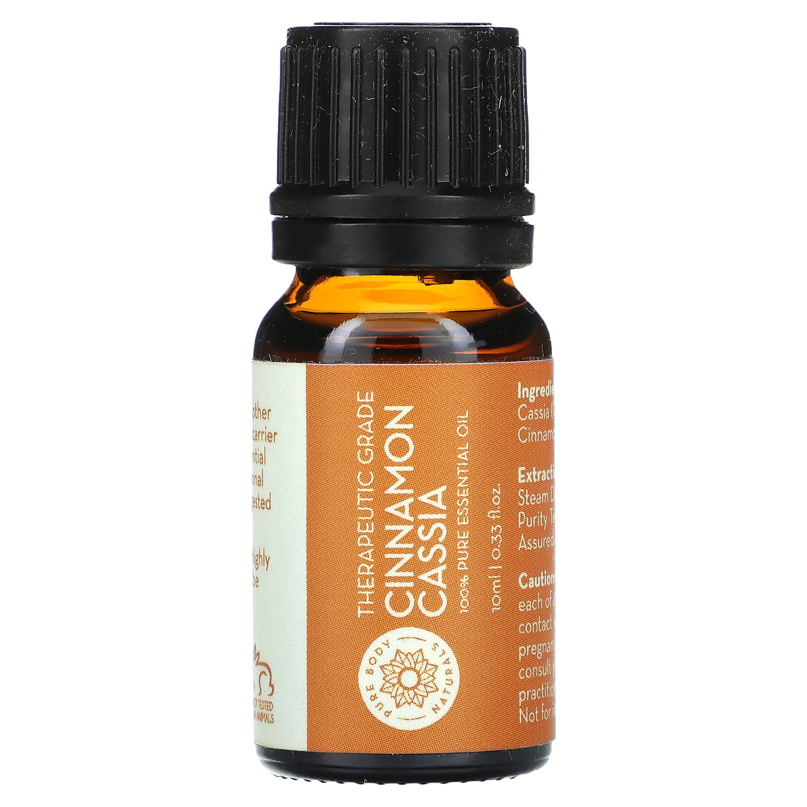 Pure Body Naturals-Essential  Oil-Cinnamon Cassia-0.33 fl (10 ml)