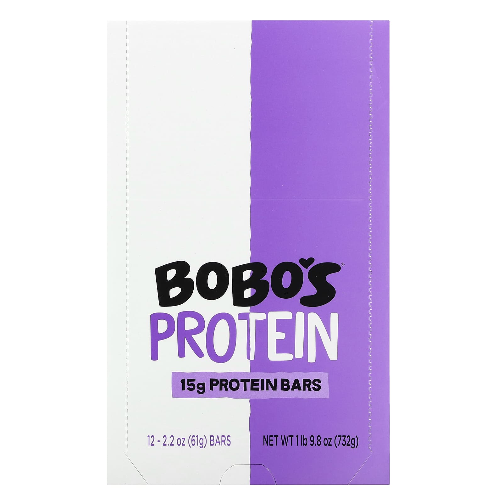 Bobo's Oat Bars-Protein Bars-Double Chocolate Almond Butter -12 Bars-2.2 oz (61 g) Each