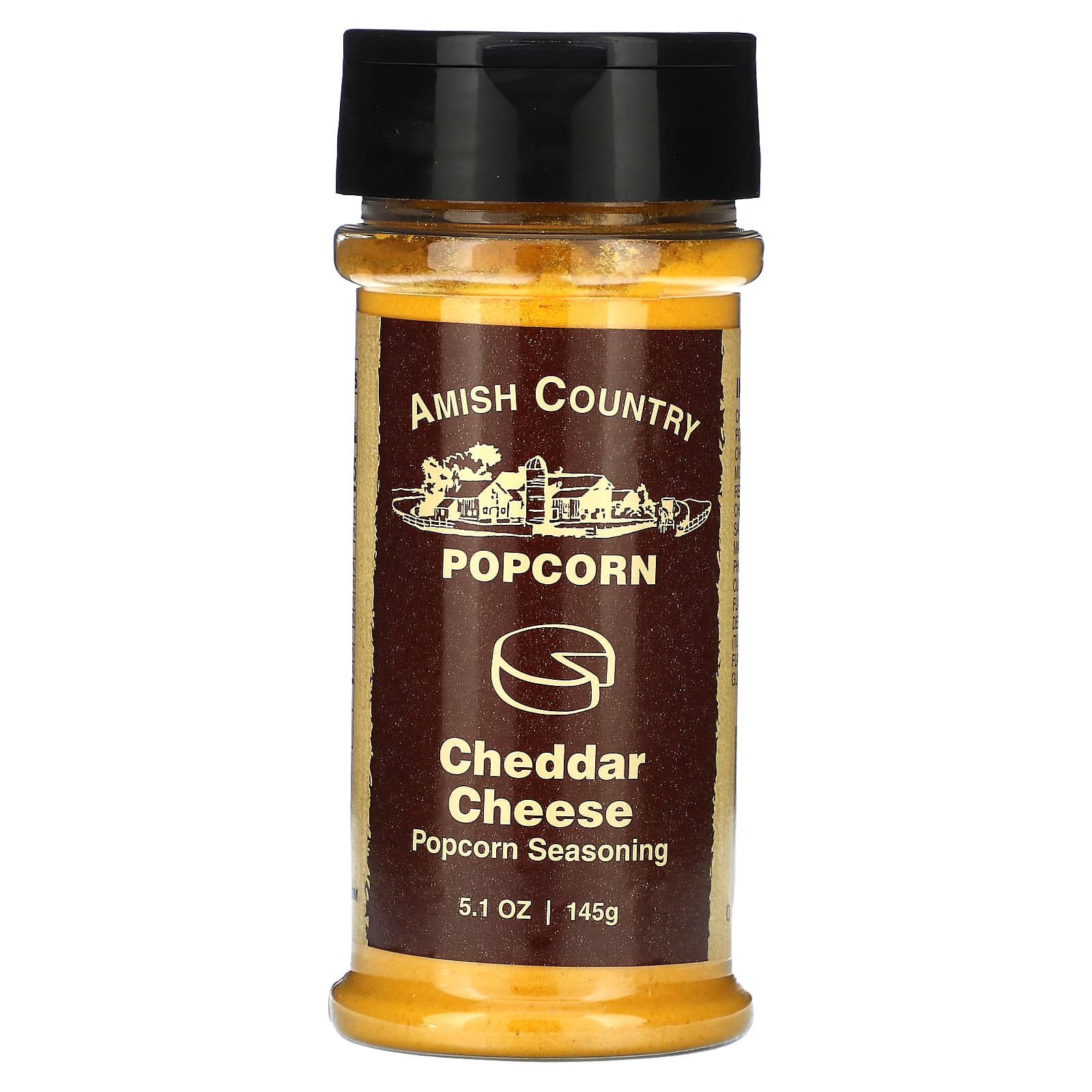 Amish Country Popcorn-Popcorn Seasoning-Cheddar Cheese -5.1 oz (145 g)