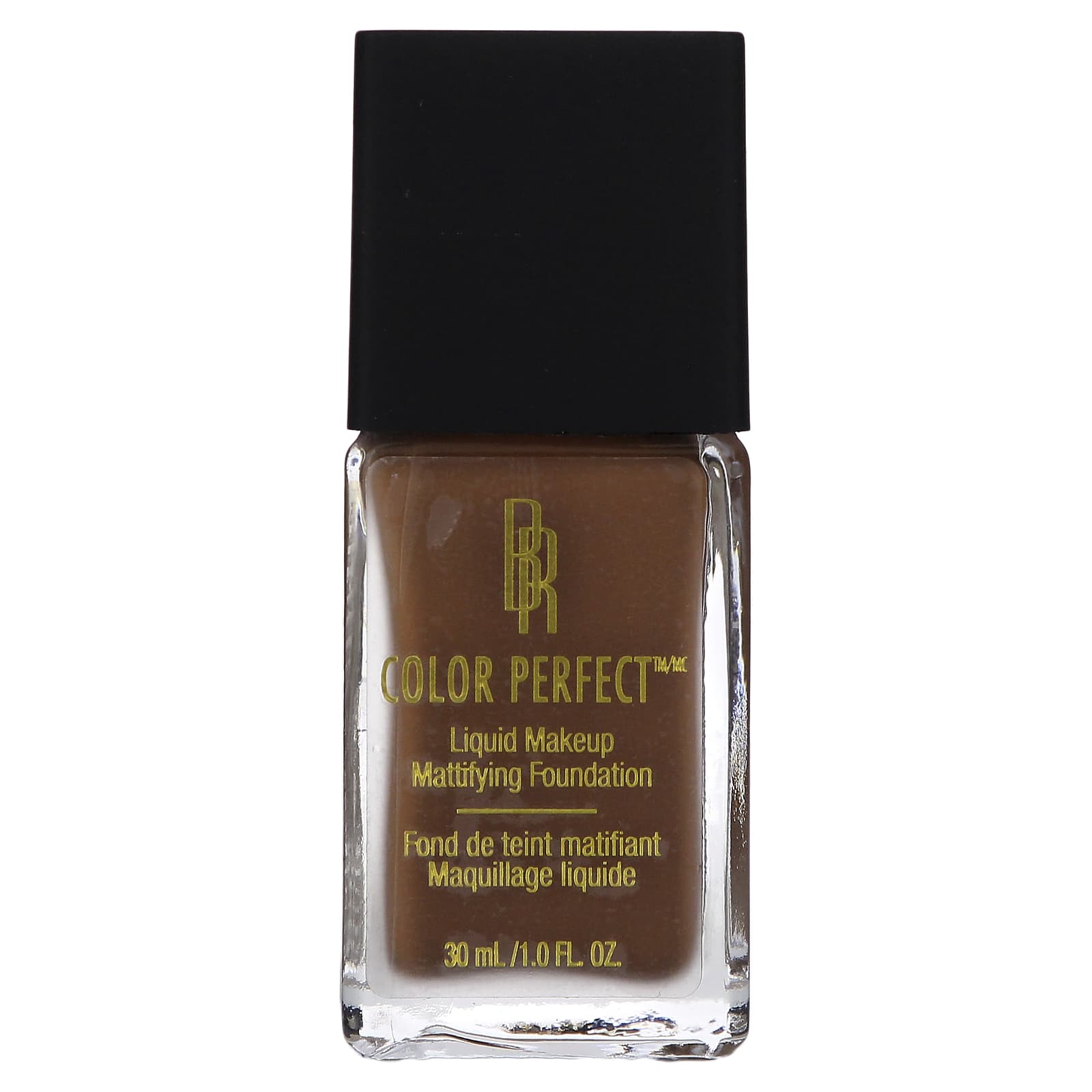 Black Radiance-Color Perfect-Liquid Makeup Mattifying Foundation-8415 Cocoa Bean-1 fl oz (30 ml)