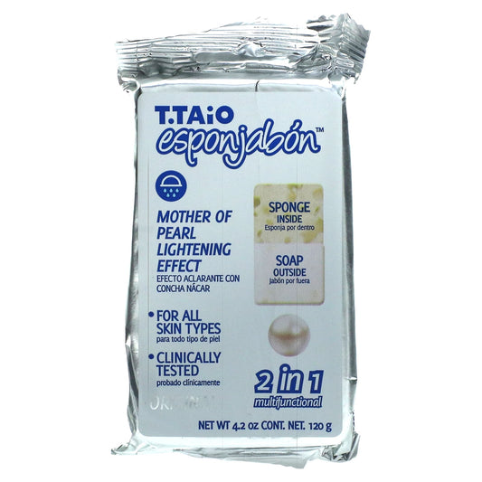 T. Taio-Mother Of Pearl Soap-Sponge-4.2 oz (120 g)