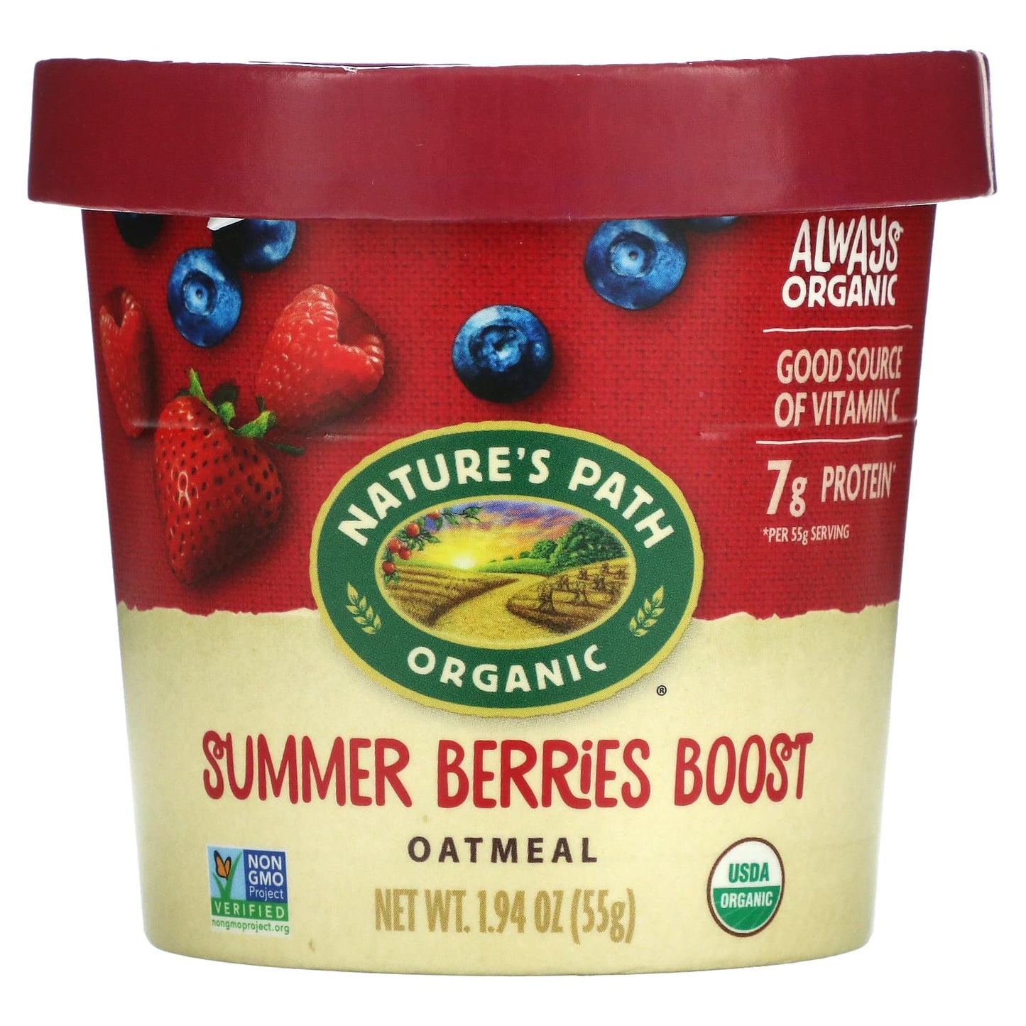 Nature's Path-Organic Oatmeal-Summer Berries Boost-1.94 oz (55 g)