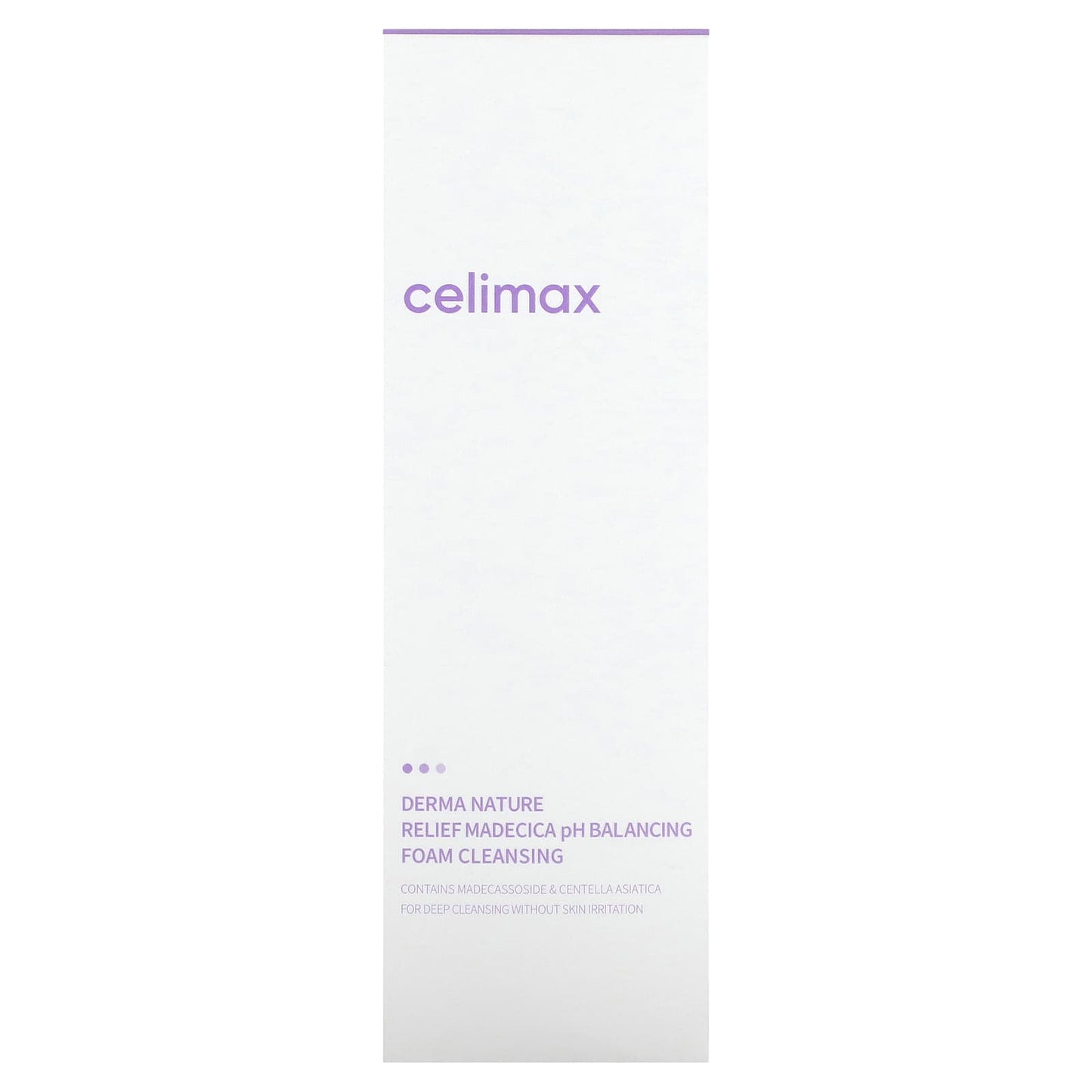 Celimax, Derma Nature Relief Madecica pH Balancing Foam Cleansing, 5.07 fl oz (150 ml)