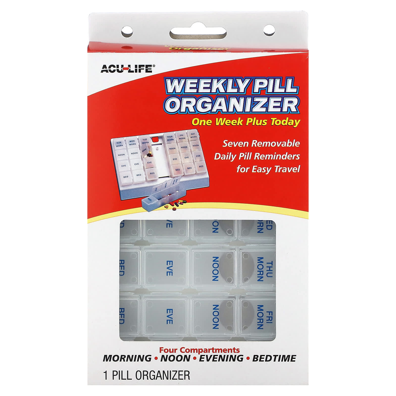 Ezy Dose-One Week Plus Today Weekly Pill Organizer-1 Count