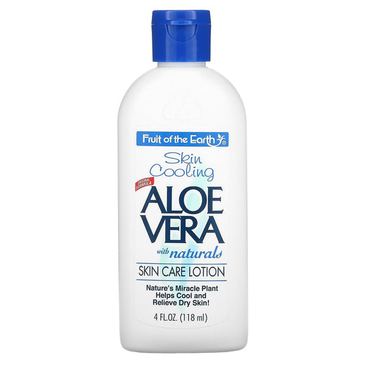 Fruit of the Earth-Aloe Vera with Naturals-Skin Care Lotion-4 fl oz (118 ml)