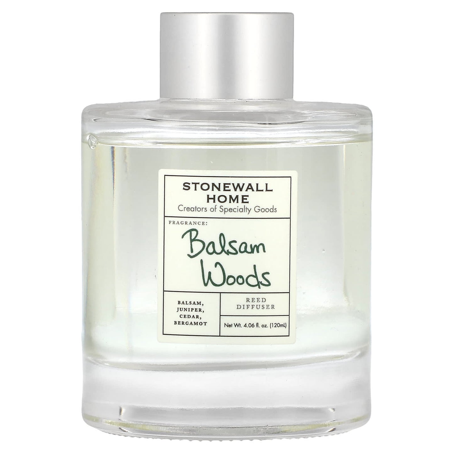 Stonewall Kitchen-Stonewall Home Reed Diffuser-Balsam Woods-4.06 fl oz (120 ml)