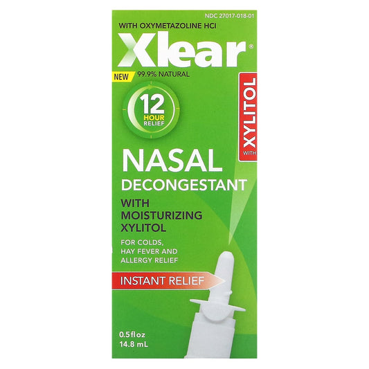 Xlear-Nasal Decongestant-0.5 fl oz (14.8 ml)