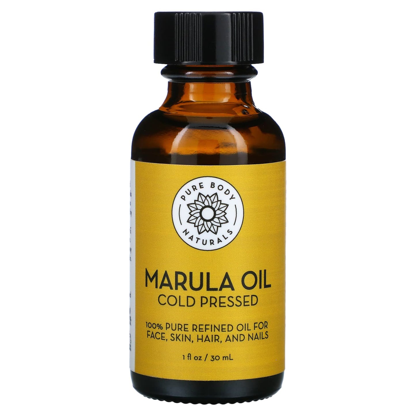 Pure Body Naturals-Marula Oil-Cold Pressed-1 fl oz (30 ml)