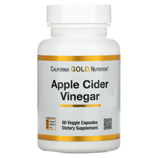 California Gold Nutrition-Apple Cider Vinegar-60 Veggie Capsules