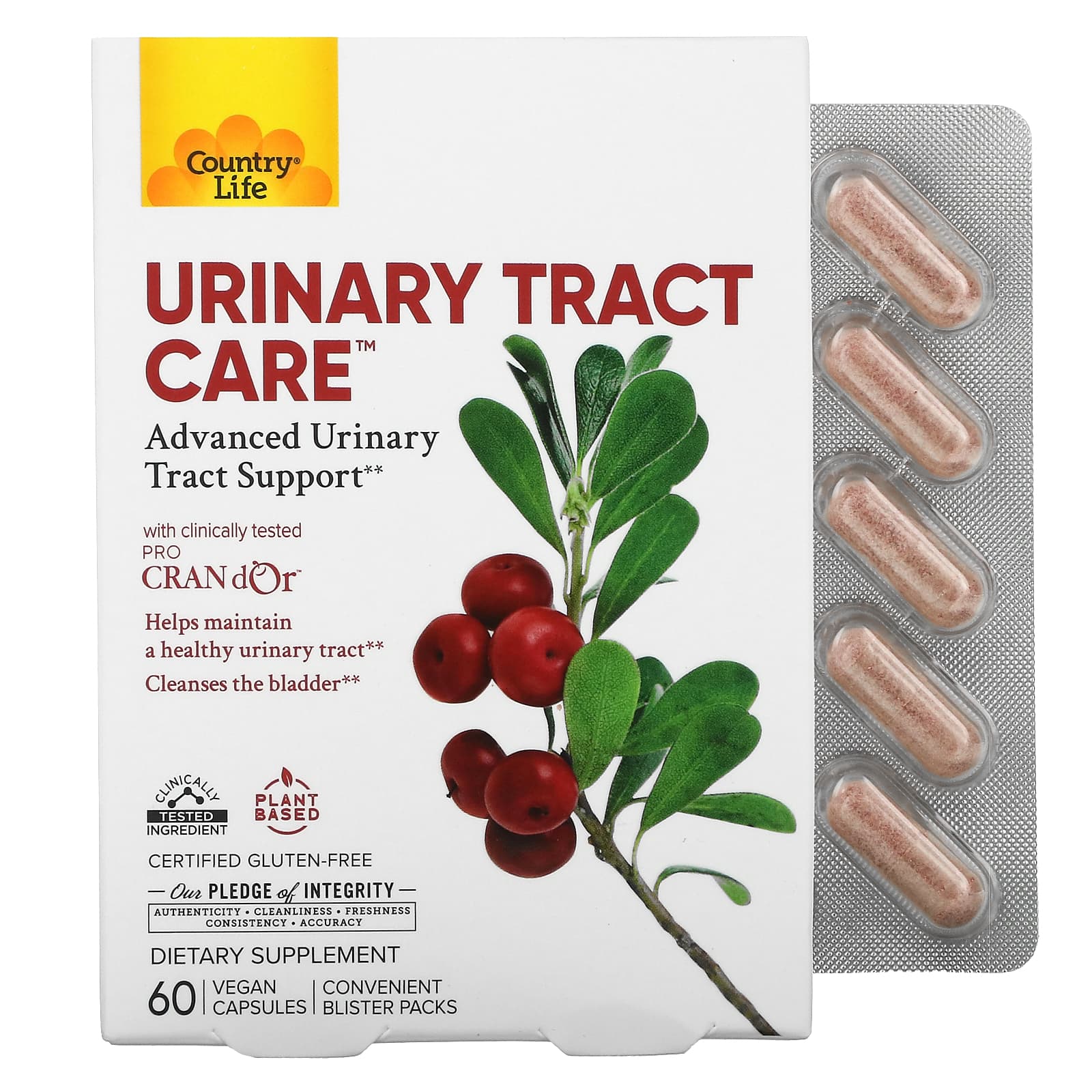 Country Life-Urinary Tract Care-60 Vegan Capsules